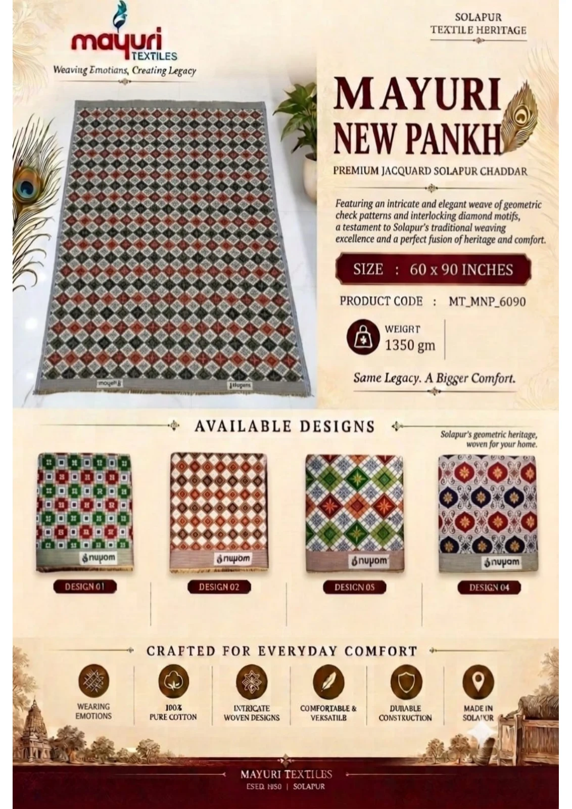 Chaddar Catalog | Mayuri Textiles